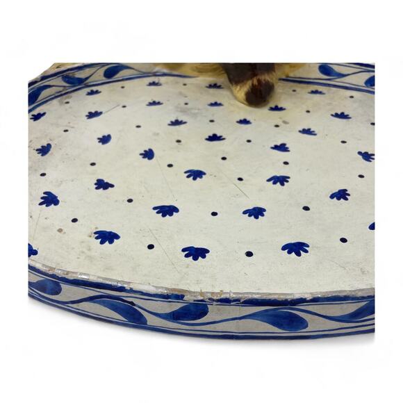 Vintage Paper Mache Bassett Hound Dog Valet Tray Hand Painted Folk Art Boho Rare - Picture 14 of 16